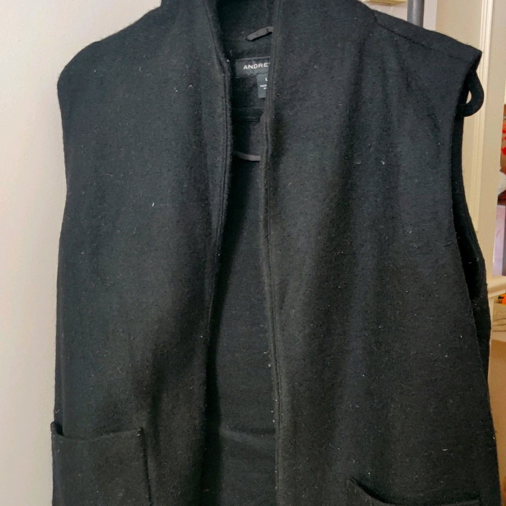 Andrew Marc - Jacket Large Sleeveless Coat Vest